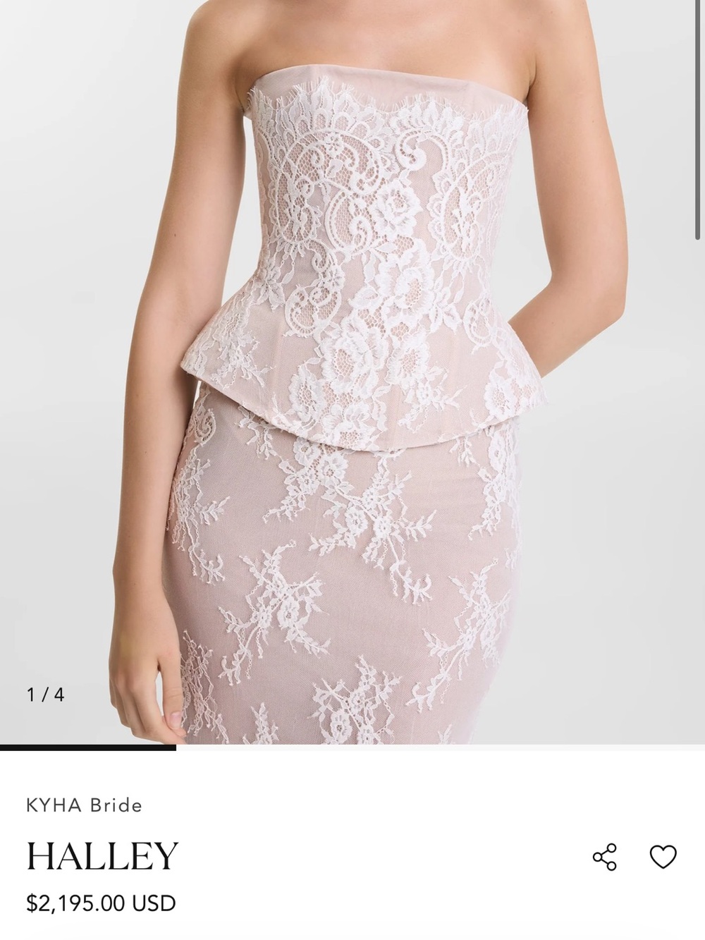KYHA Brida HALLEY Corset AND matching MULLER Skirt